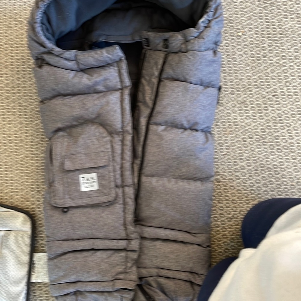 COPY - 7am enfant stroller sleeping bag.  Gray